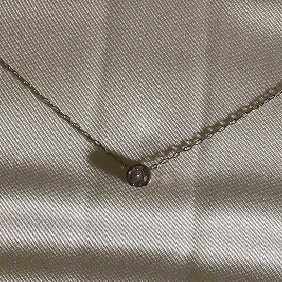 14K White Gold .40 Diamond Pendant 🌹 - Picture 12 of 13